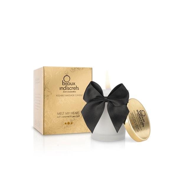 Bougie de massage embrassable – Caramel doux