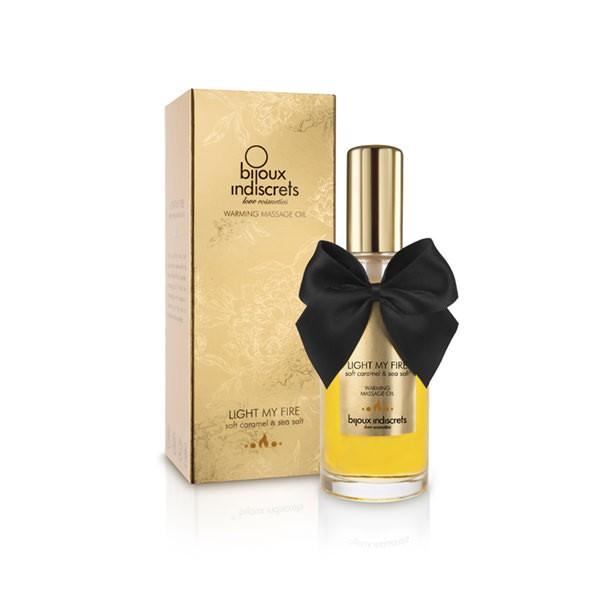 Huile de massage embrassable Chauffante - Caramel Doux