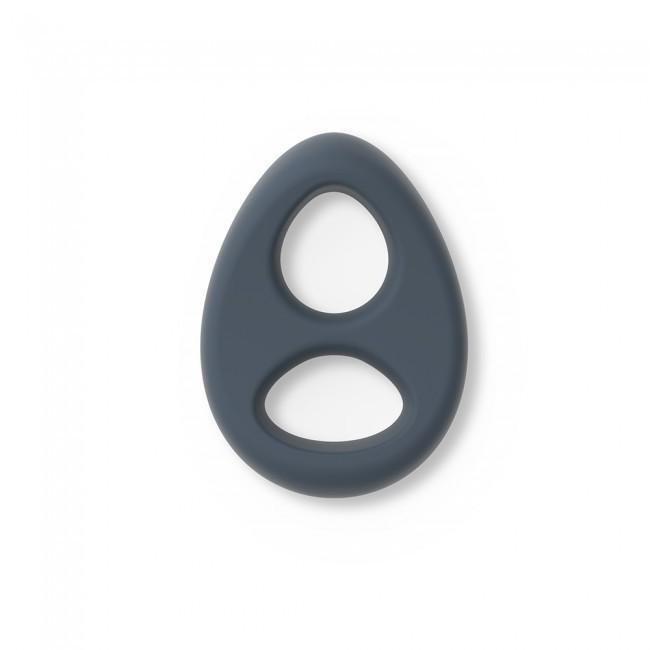Cockring Liquid-soft ultra doux – Gris