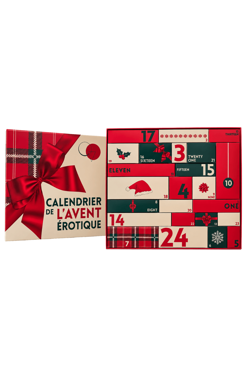 Calendrier de l’Avent érotique 24 surprises pour couple lesbien – 2026