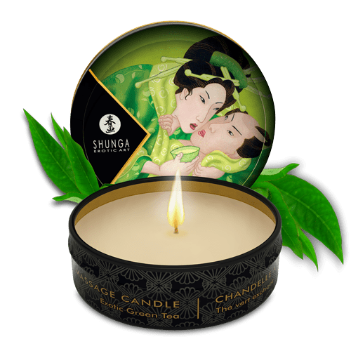 Mini bougie de massage - Zenitude Thé vert exotique
