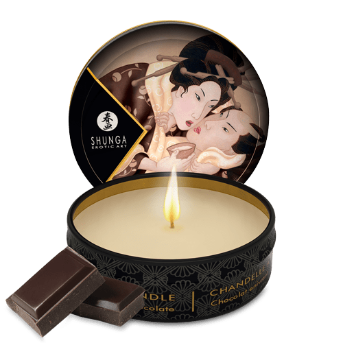 Mini bougie de massage - Excitation Chocolat enivrant