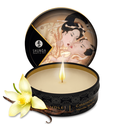 Mini bougie de massage - Désir Vanille
