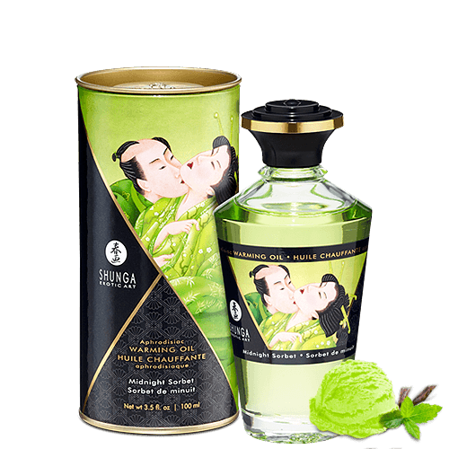 Huile chauffante aphrodisiaque - Sorbet de minuit 100ml