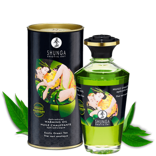 Huile aphrodisiaque organique - Thé vert exotique