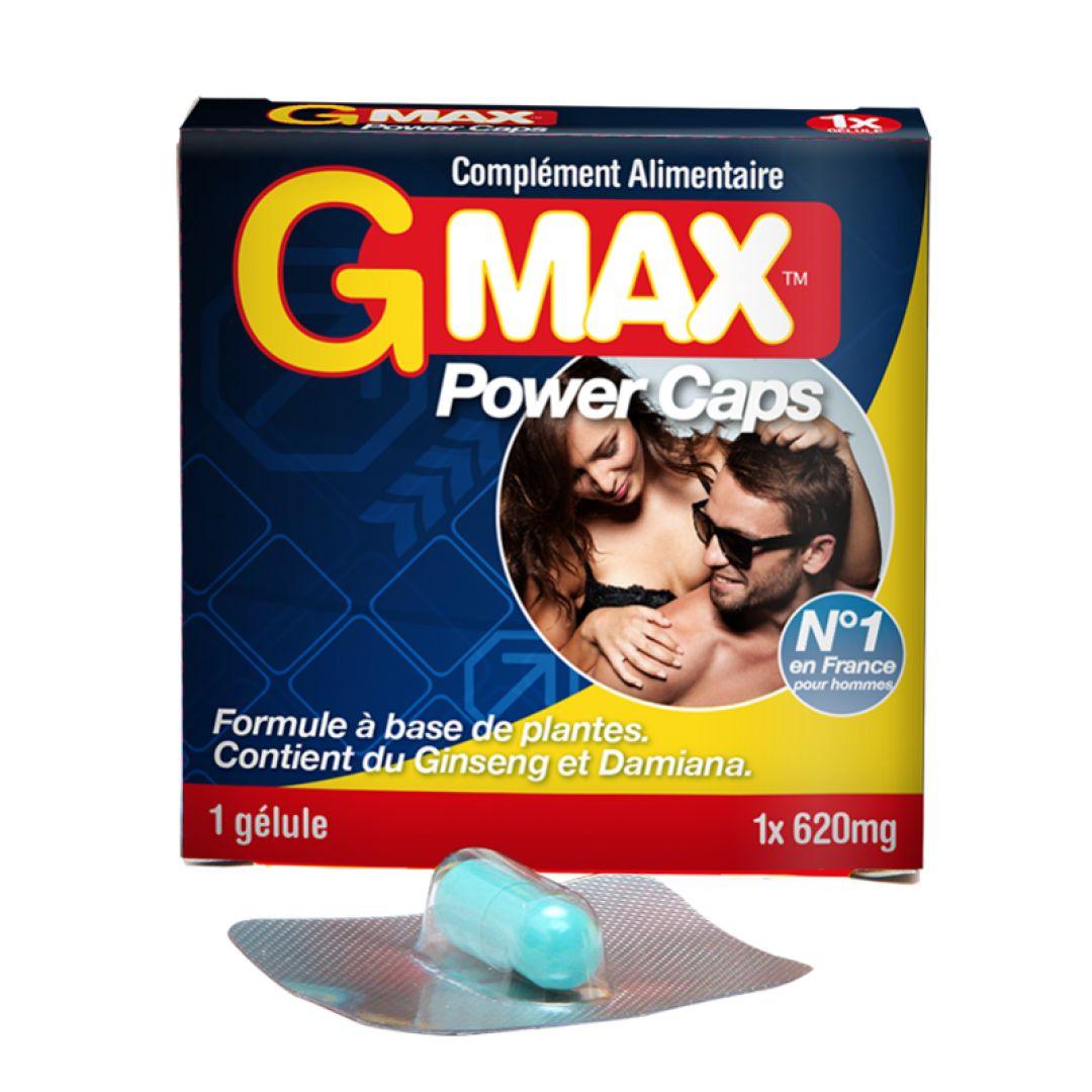 Gmax Power Caps Homme – 1 gélule