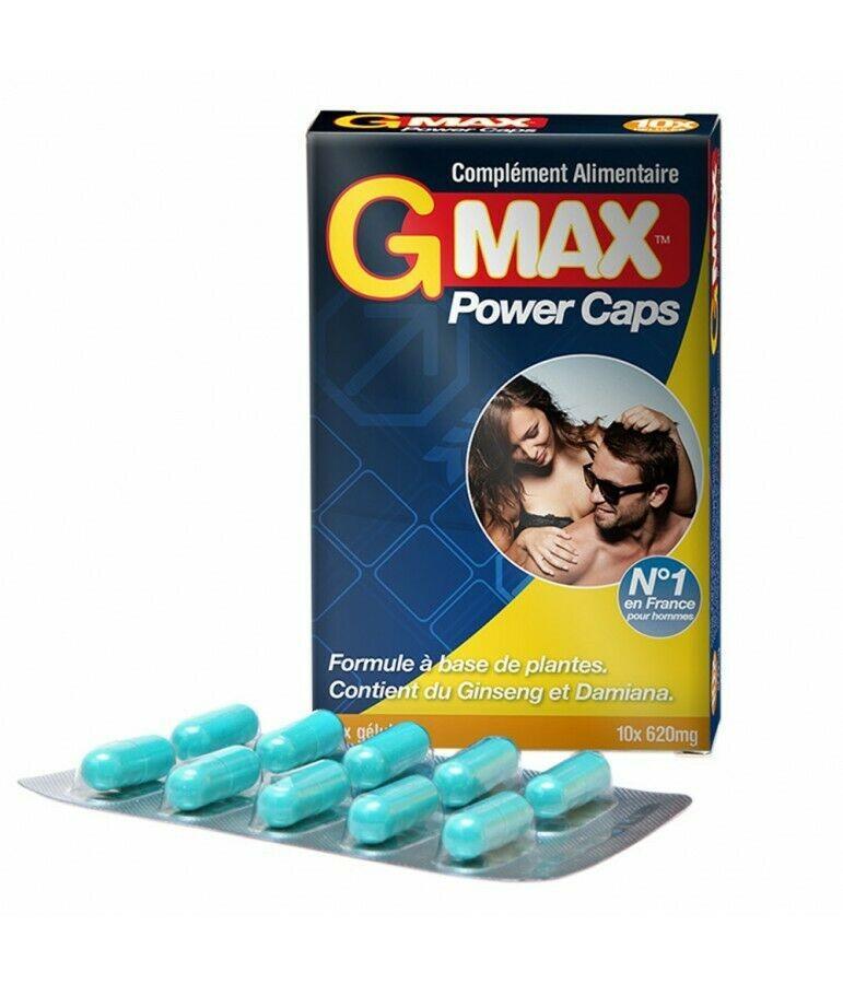 Gmax Power Caps Homme – 10 gélules