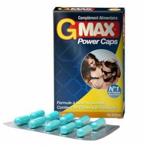 Gmax Power Caps Homme – 10 gélules
