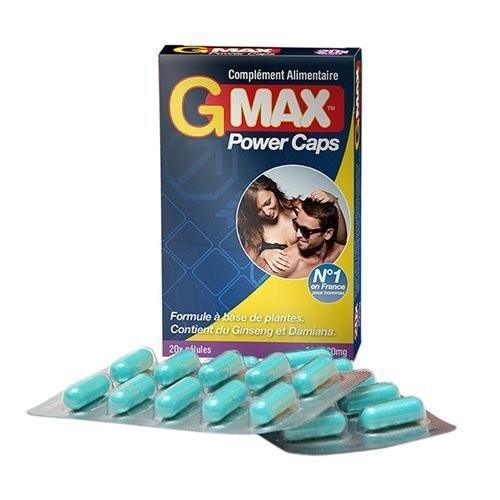 Gmax Power Caps Homme – 20 gélules