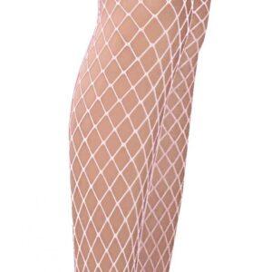 TI019 Collants Résille - Blanc