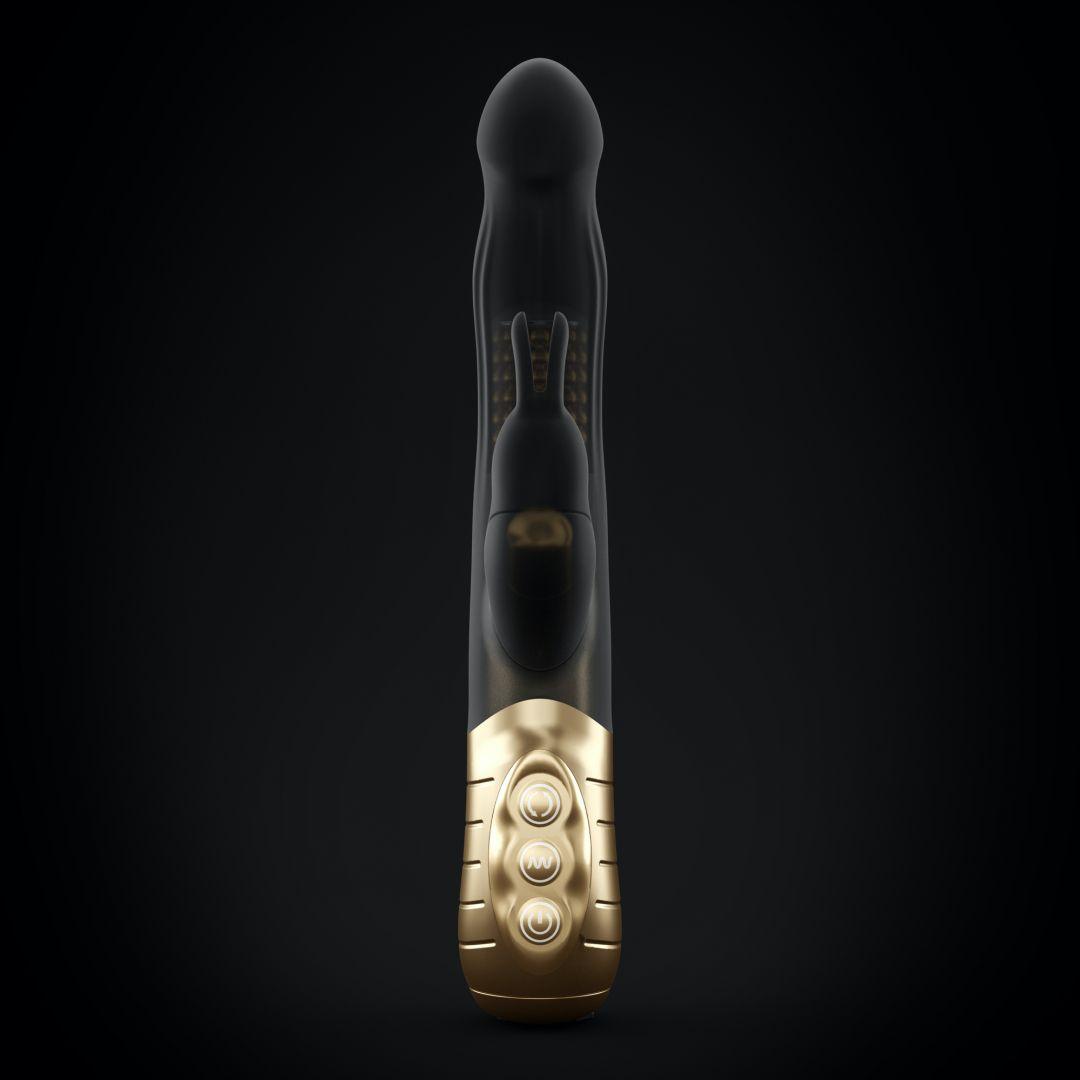 Vibromasseur Dorcel Baby Rabbit 21 cm 2.0 – Noir et Or