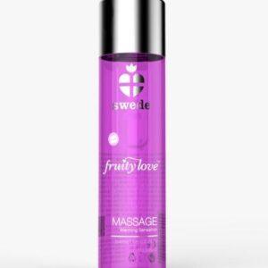 Huile de massage - Framboise Rhubarbe - 120 ml