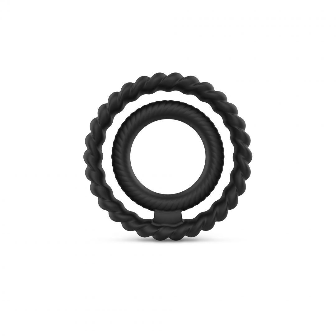 Cockring Dual ring Dorcel – Noir