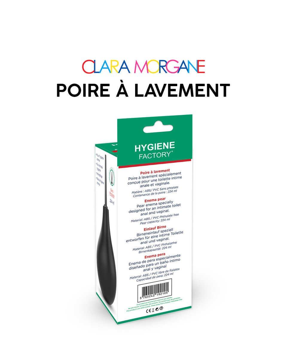 Poire à lavement Clara Morgane – Noir