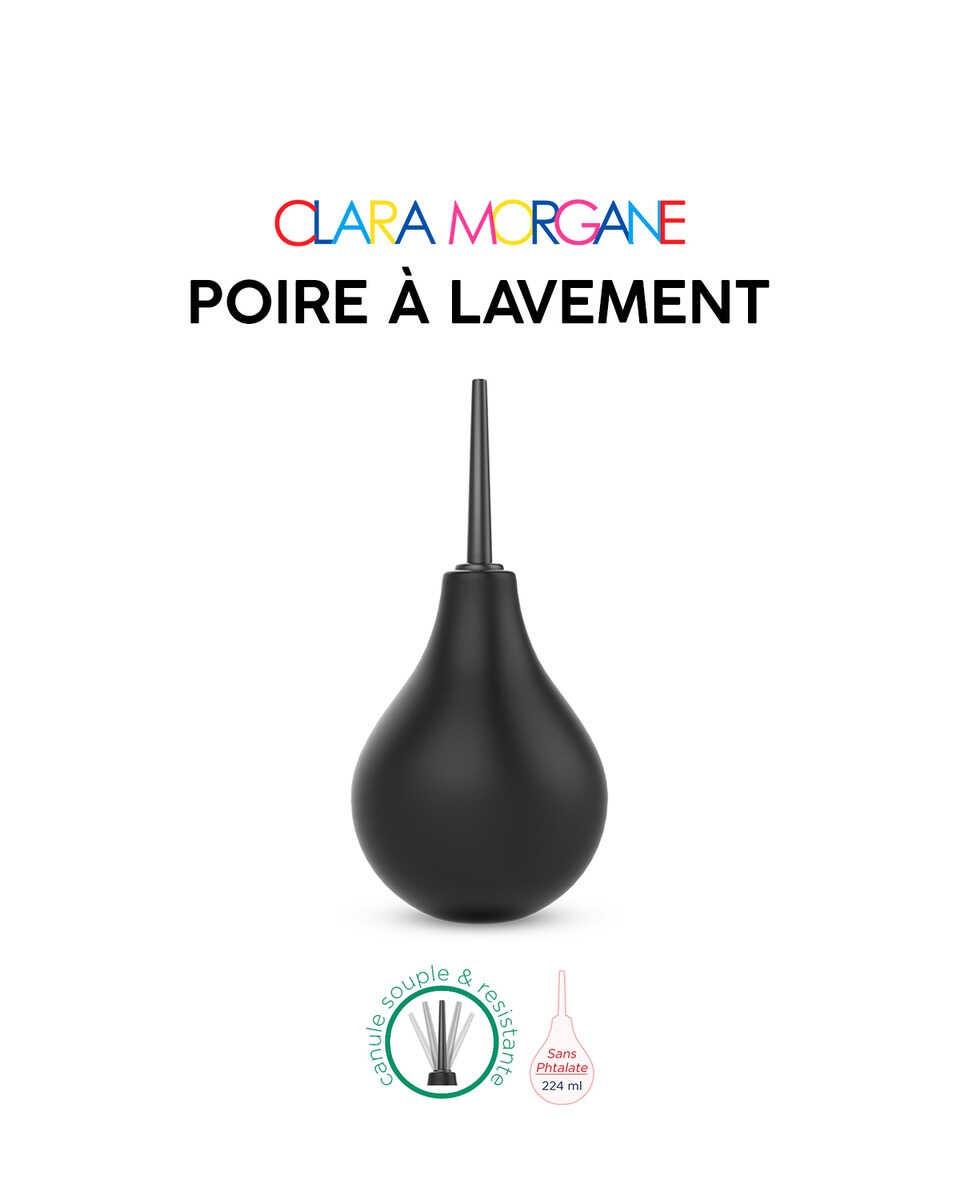 Poire à lavement Clara Morgane – Noir