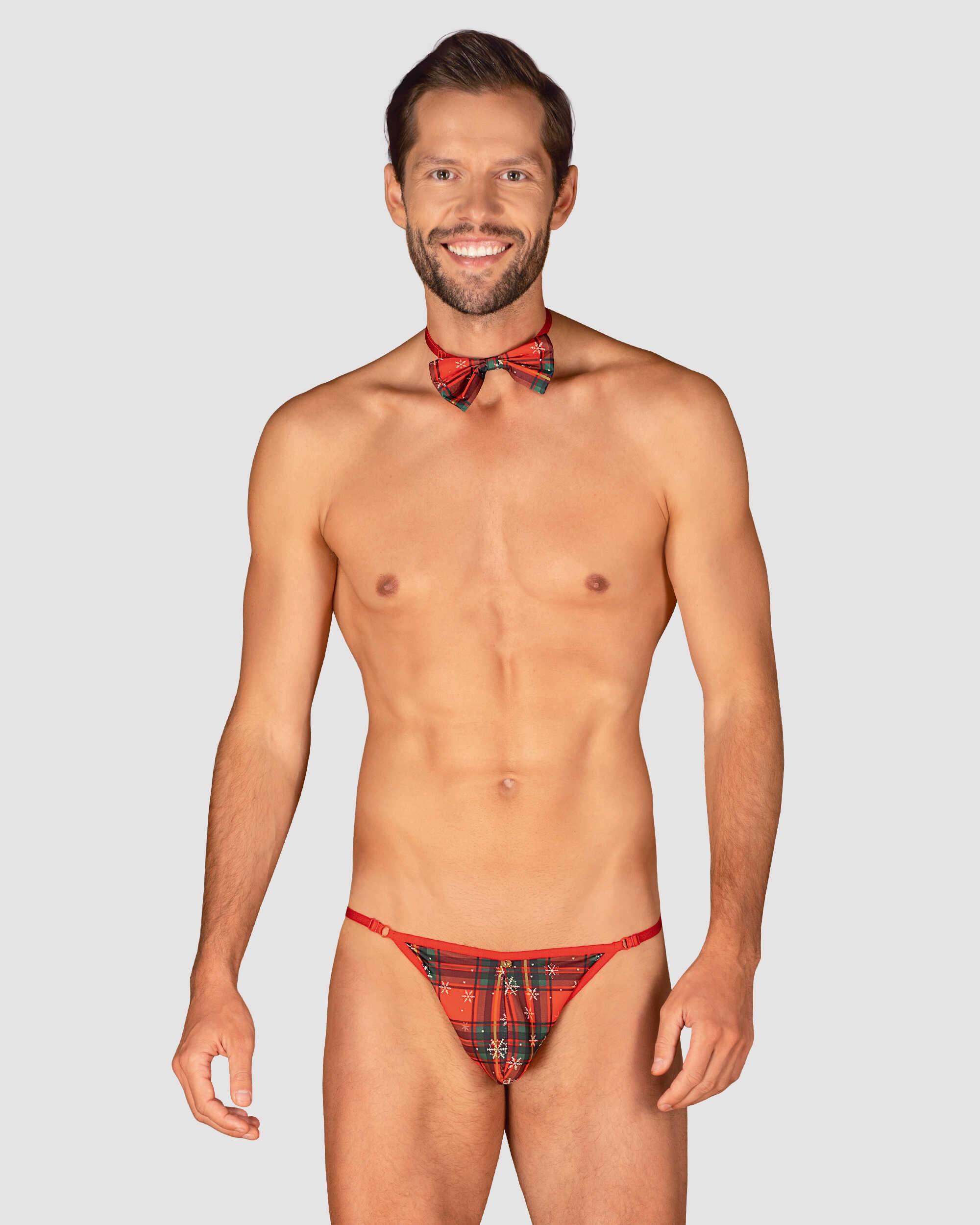 Mr Merrilo – String et nœud papillon Rouge
