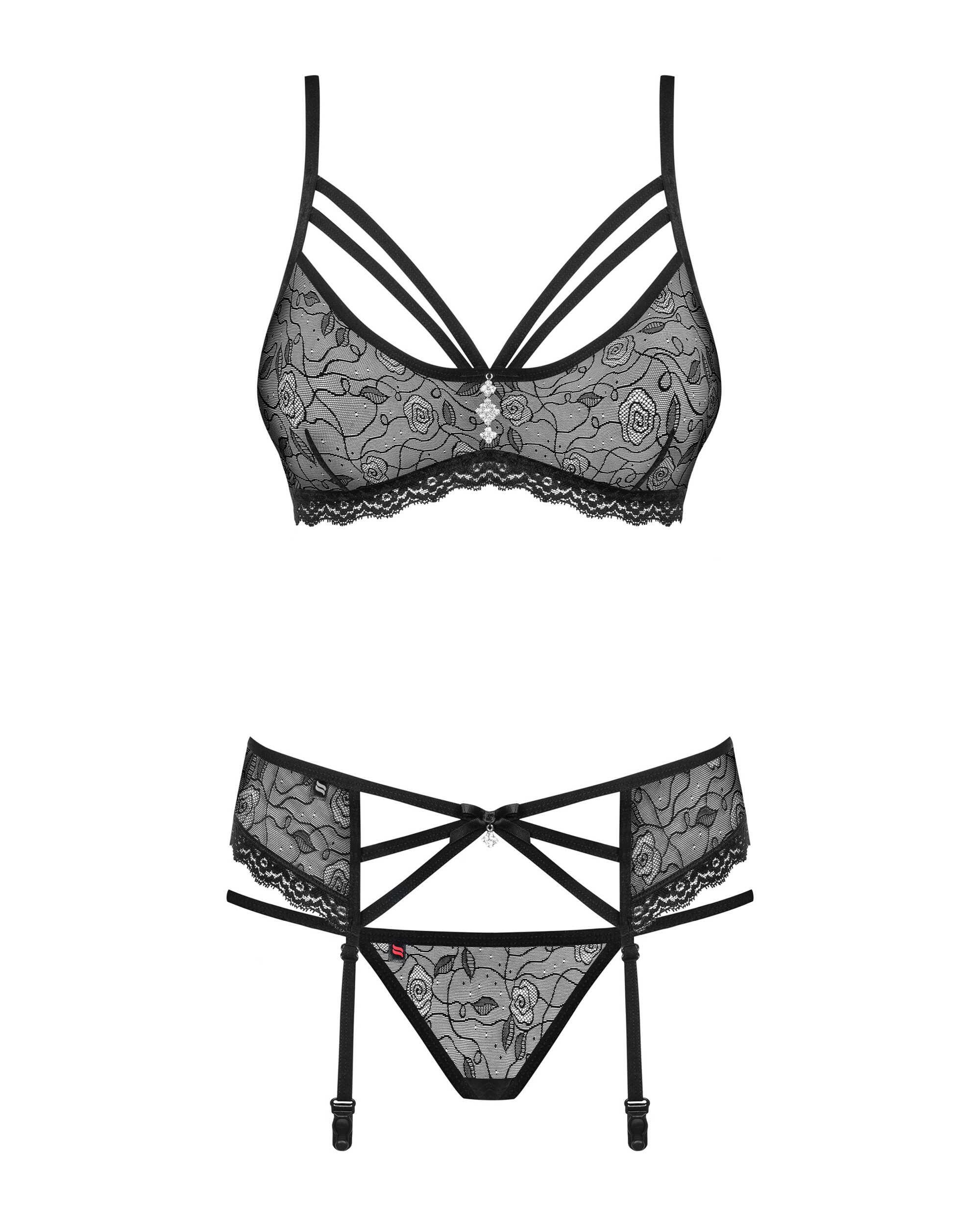 818-SEG-1 Ensemble 3 pcs – Noir