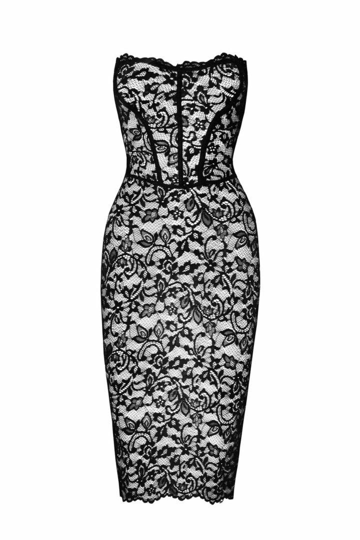 F301 Catalyst – Robe midi à lacets
