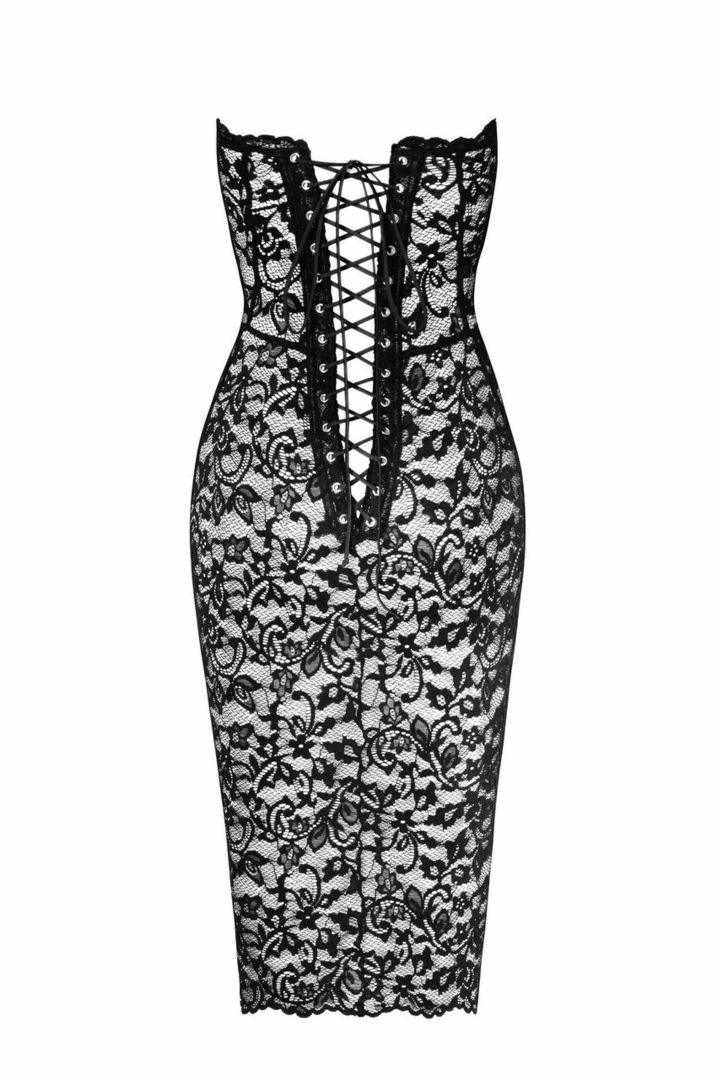 F301 Catalyst – Robe midi à lacets