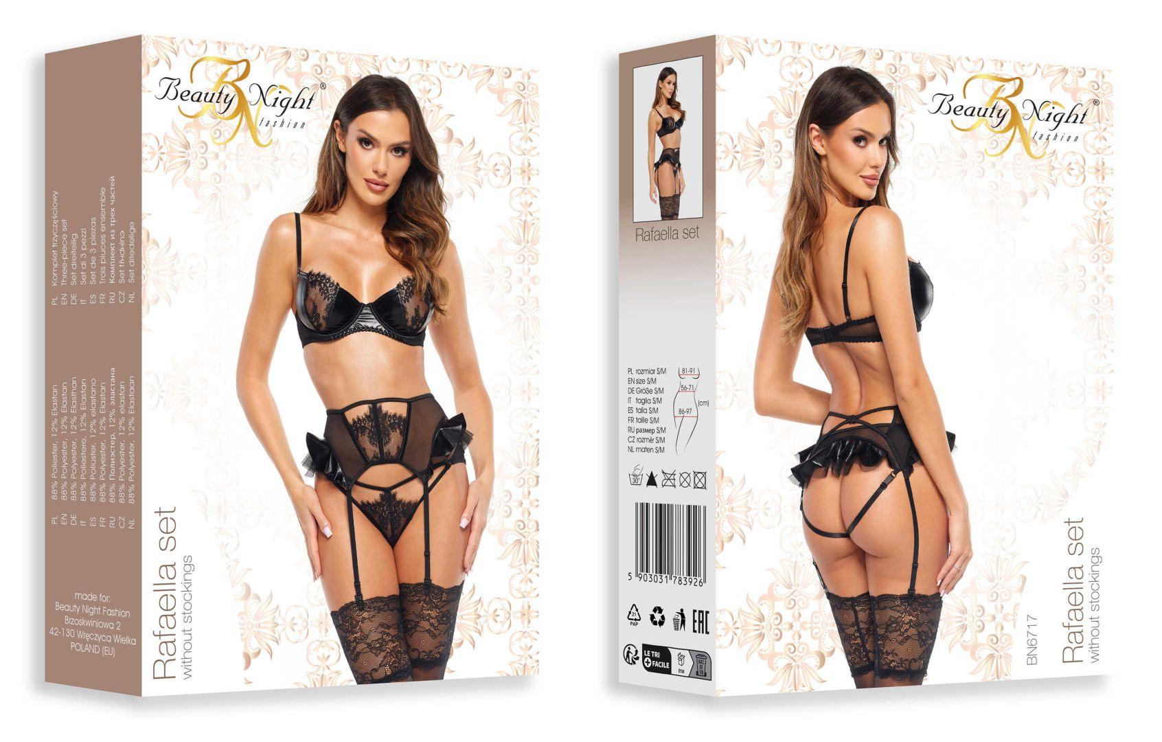 Rafaella ensemble wetlook – noir