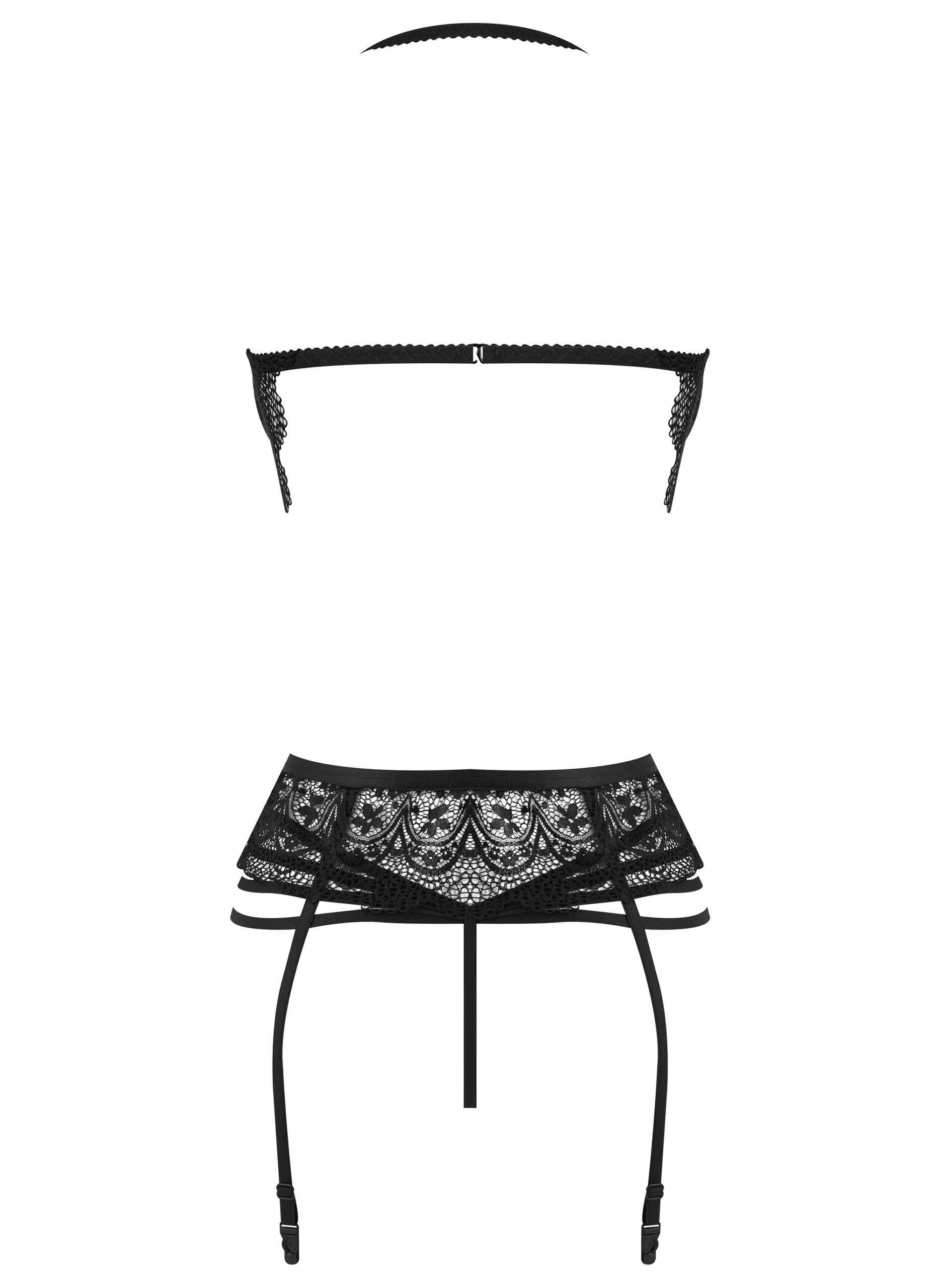 Lace Temptation ensemble – noir
