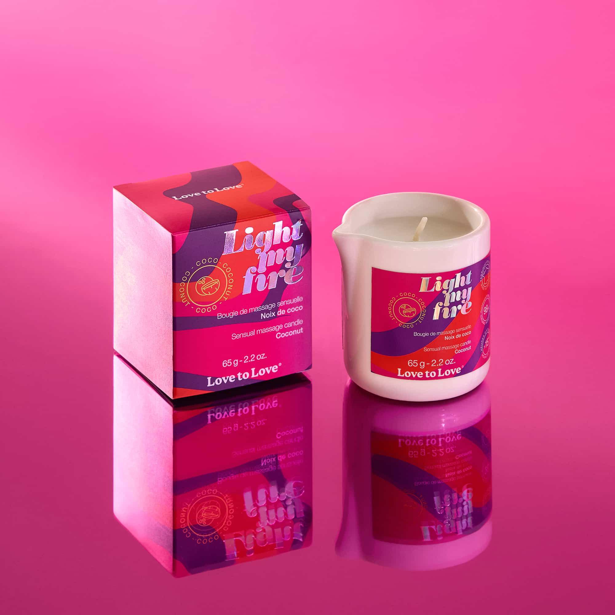 Light My Fire bougie de massage Noix de coco 65G