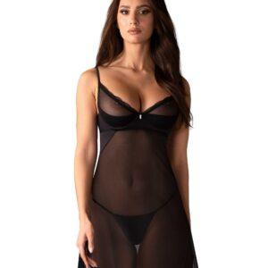 Stelisa nuisette et string - Noirs