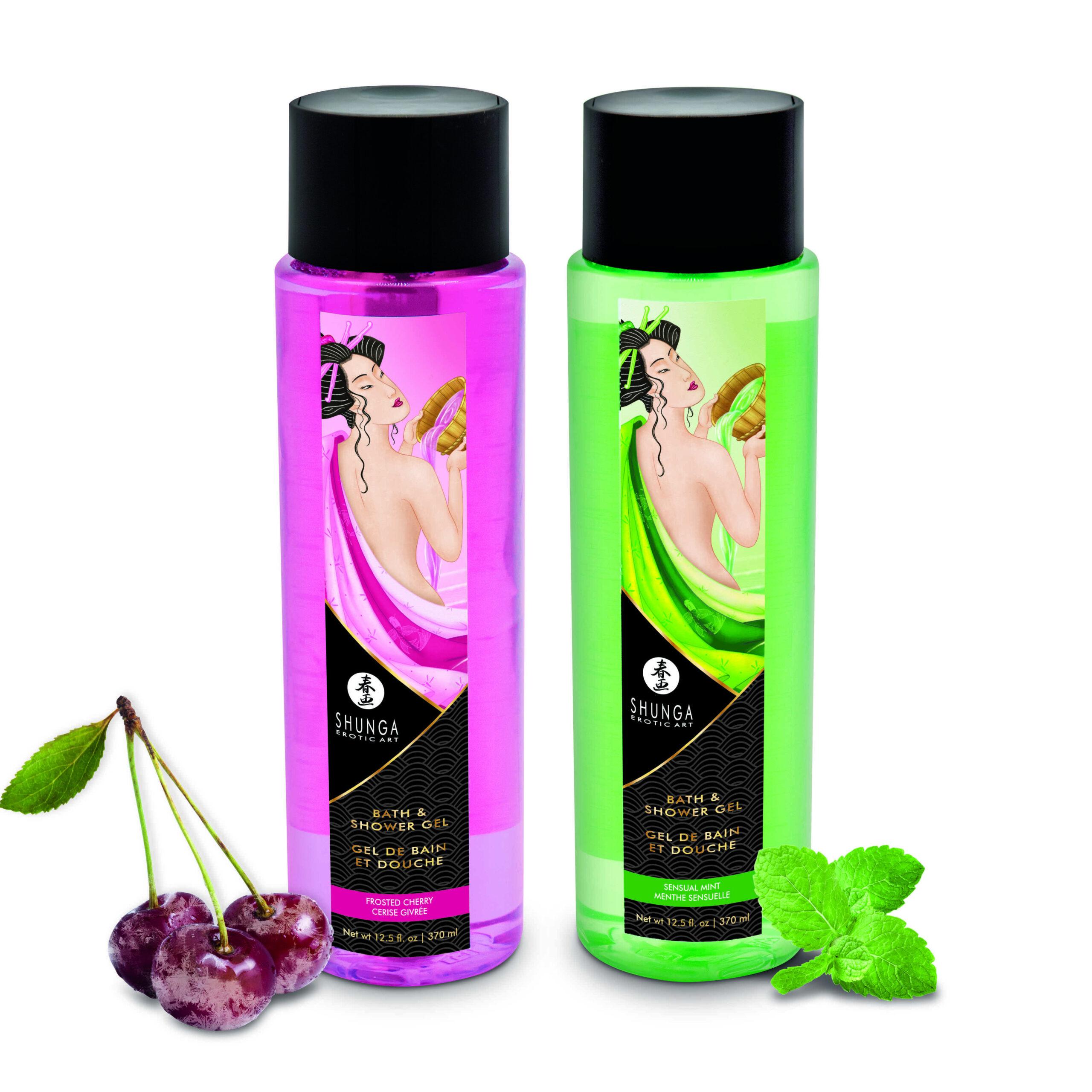 Gel de bain douche Shunga – Cerise givrée 370 ml