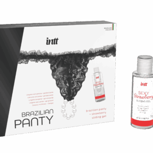 Black brazilian panty - String et lubrifiant