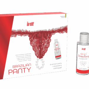 Red brazilian panty - String et lubrifiant