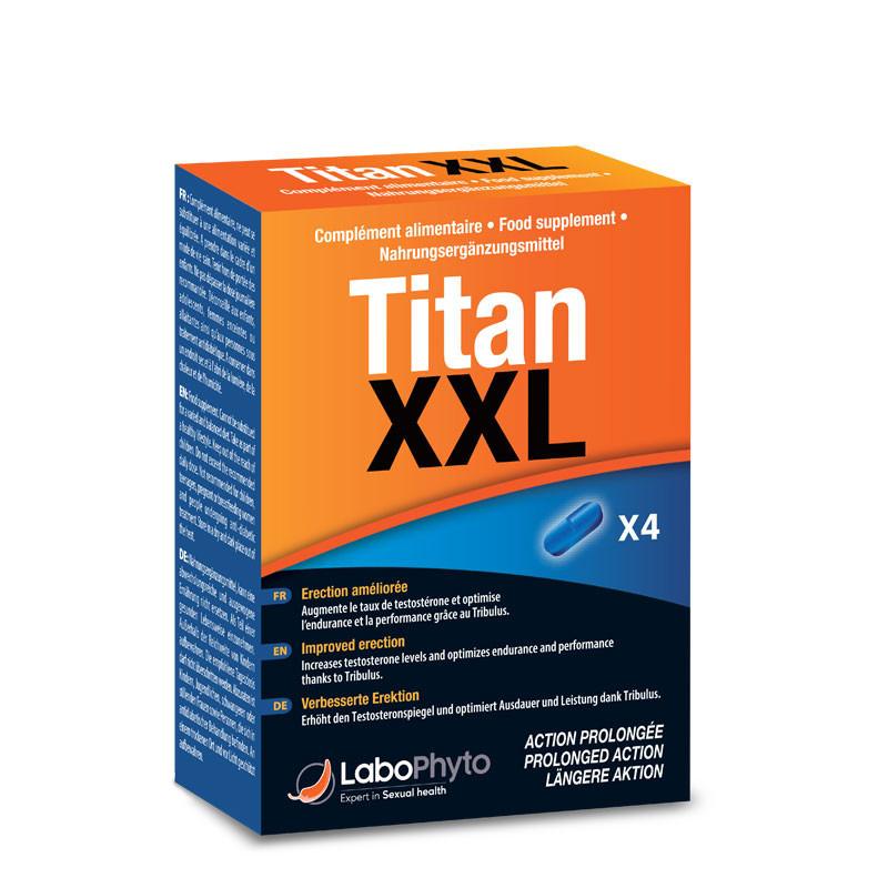 Titan XXL Homme – 4 comprimés