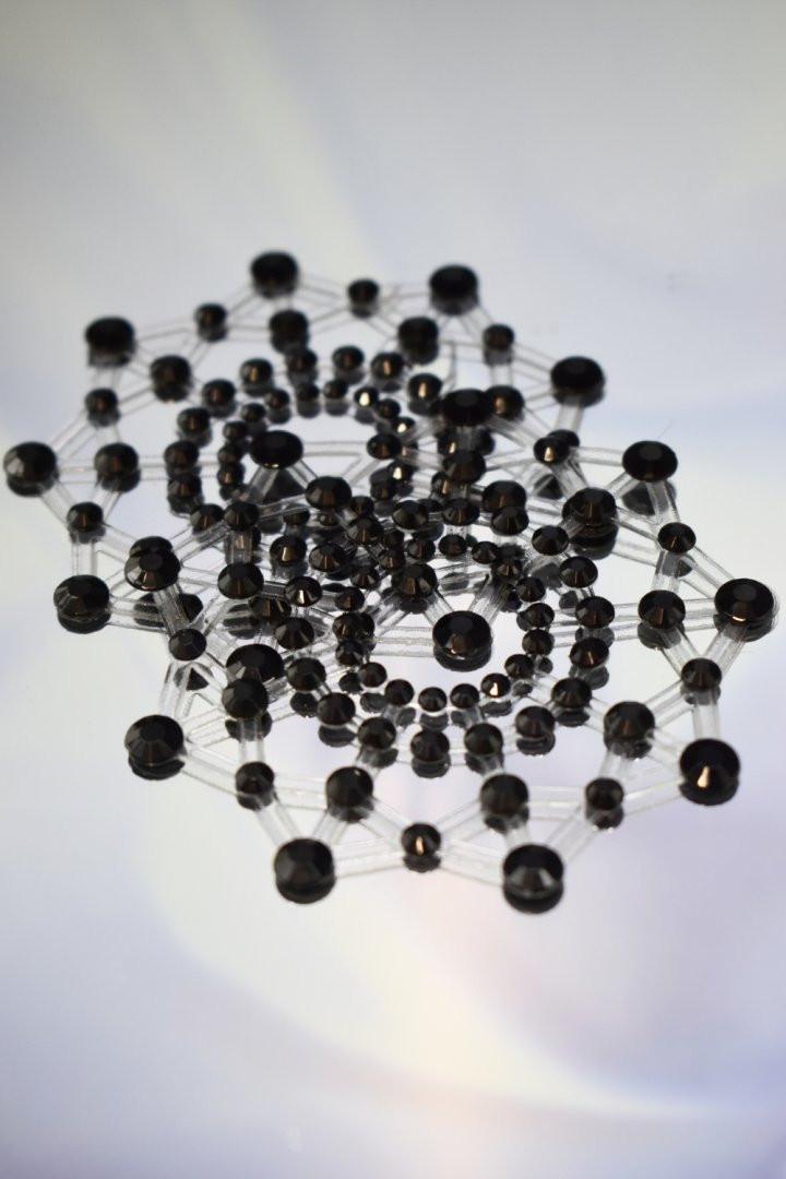 Paire de cache tétons adhésifs strass noir – Image 6