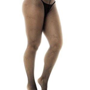Collant résille sexy noire
