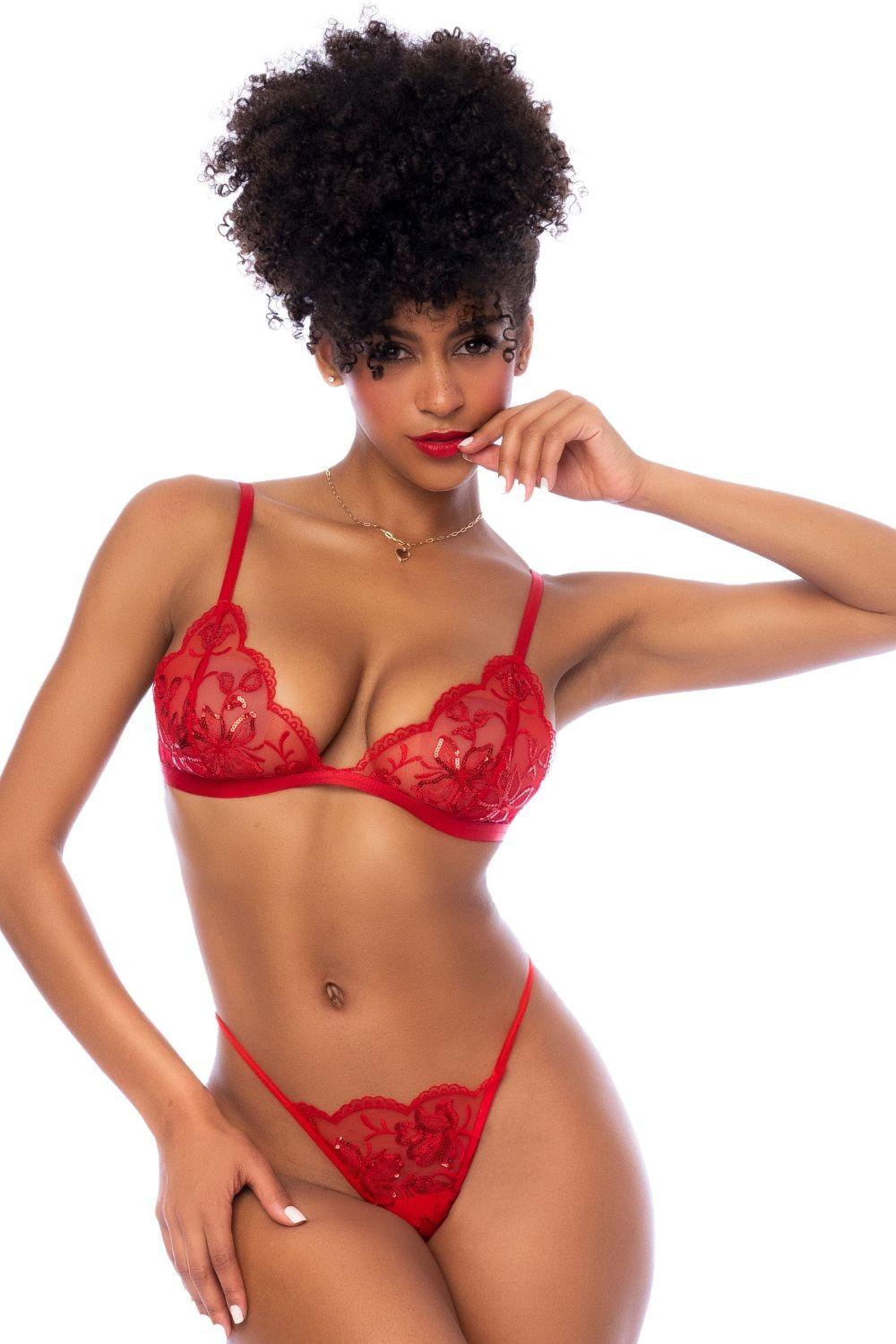 Ensemble 3 pièces rouge