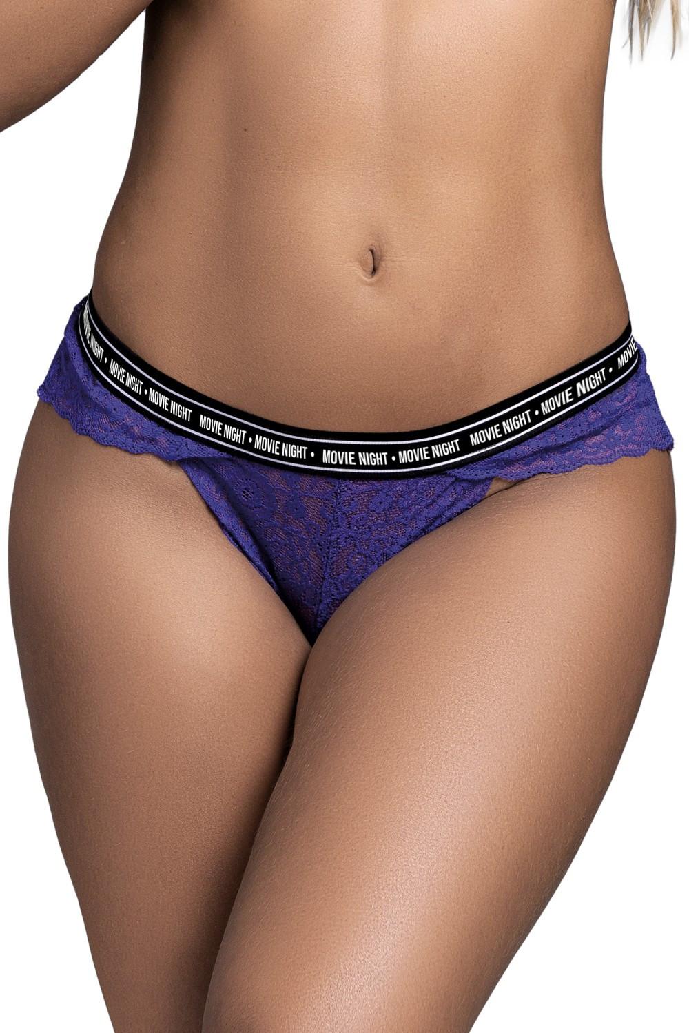 String en dentelle violet MERCREDI – Image 2