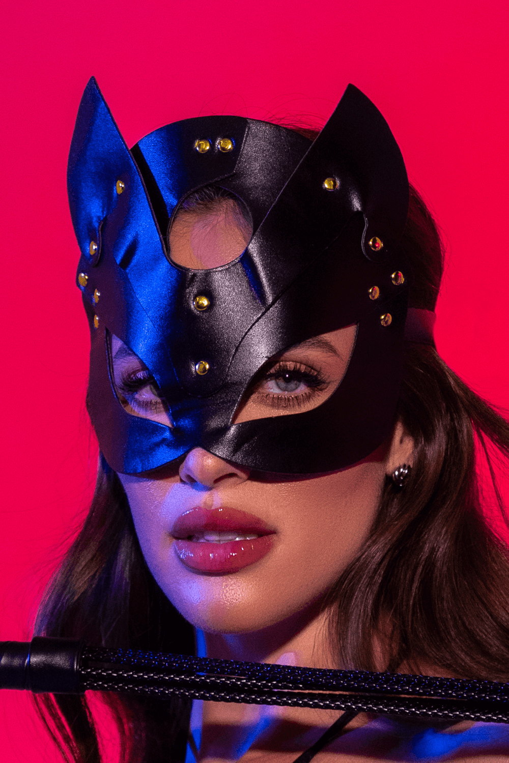 Masque félin en faux cuir - Mapalé – Image 4