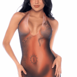 Robe Transparente Illusion Tattoo