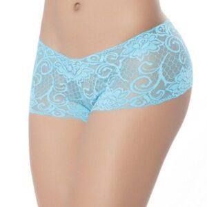 Boyshort dentelle Turquoise