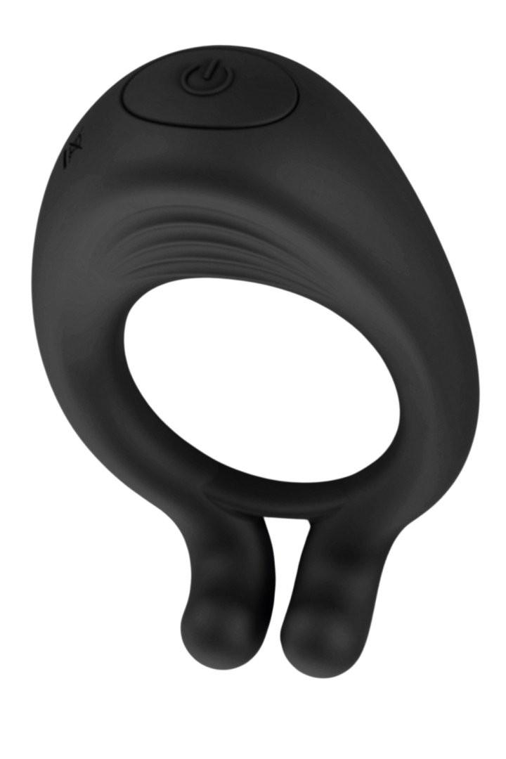 OCTAVE, Cockring Noir dans un silicone médical doux avec 1 mode de vibration – Image 5