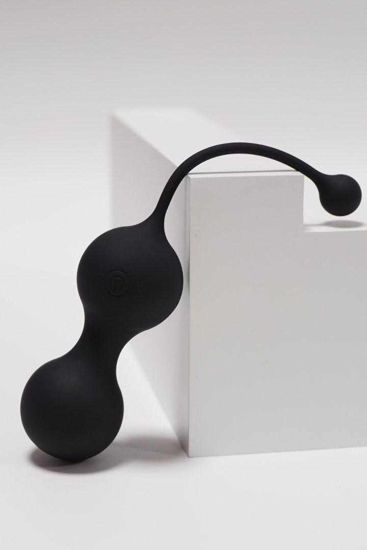 MINA Noir, Boules de Geisha en silicone médical USB avec télécommande – Image 4