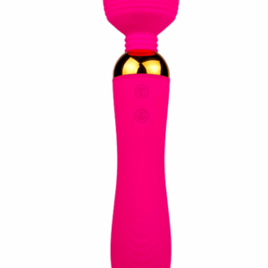 SHAKE Rose, Vibromasseur Wand USB en silicone médical avec 2 puissants moteurs indépendants