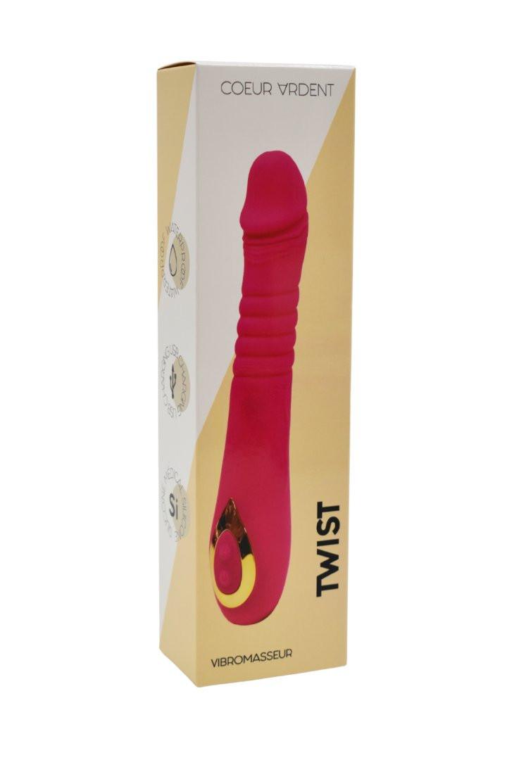 TWIST Rose, Vibromasseur va-et-vient USB en silicone médical, doté de 18 modes de stimulation – Image 3