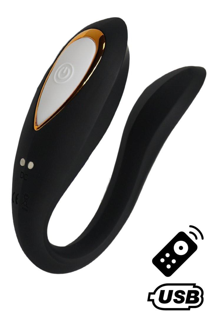 OSMOSE, stimulateur pour couple USB, à double tête, avec télécommande, en silicone médical – Image 2