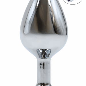 Plug bijou en aluminium bijou coeur violet Medium LOVELY