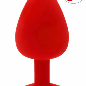 Plug rouge bijou cristal Large CHERRY