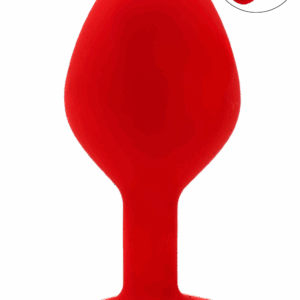 Plug rouge bijou cristal Medium CHERRY