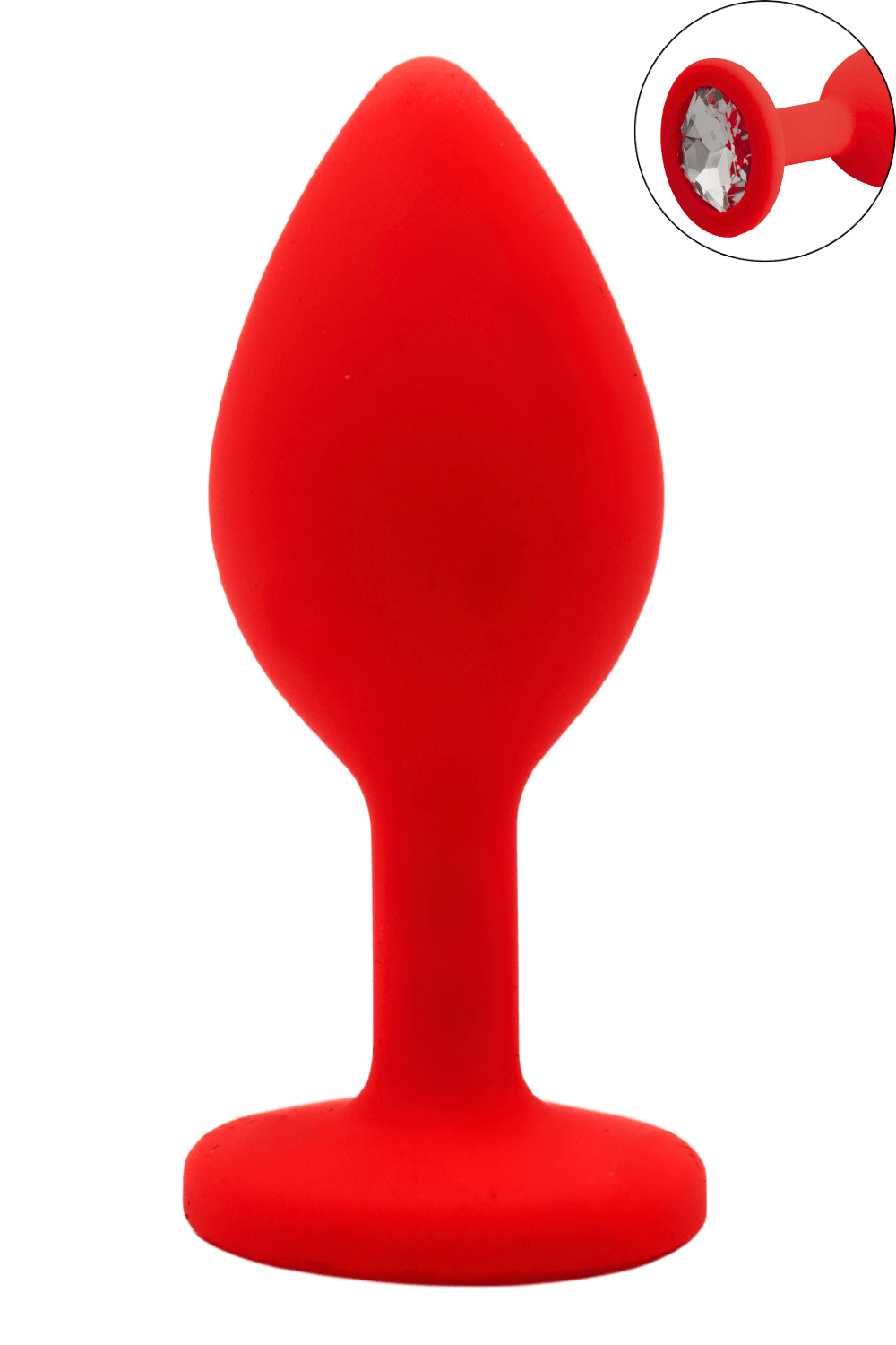Plug rouge bijou cristal Small CHERRY – Image 2