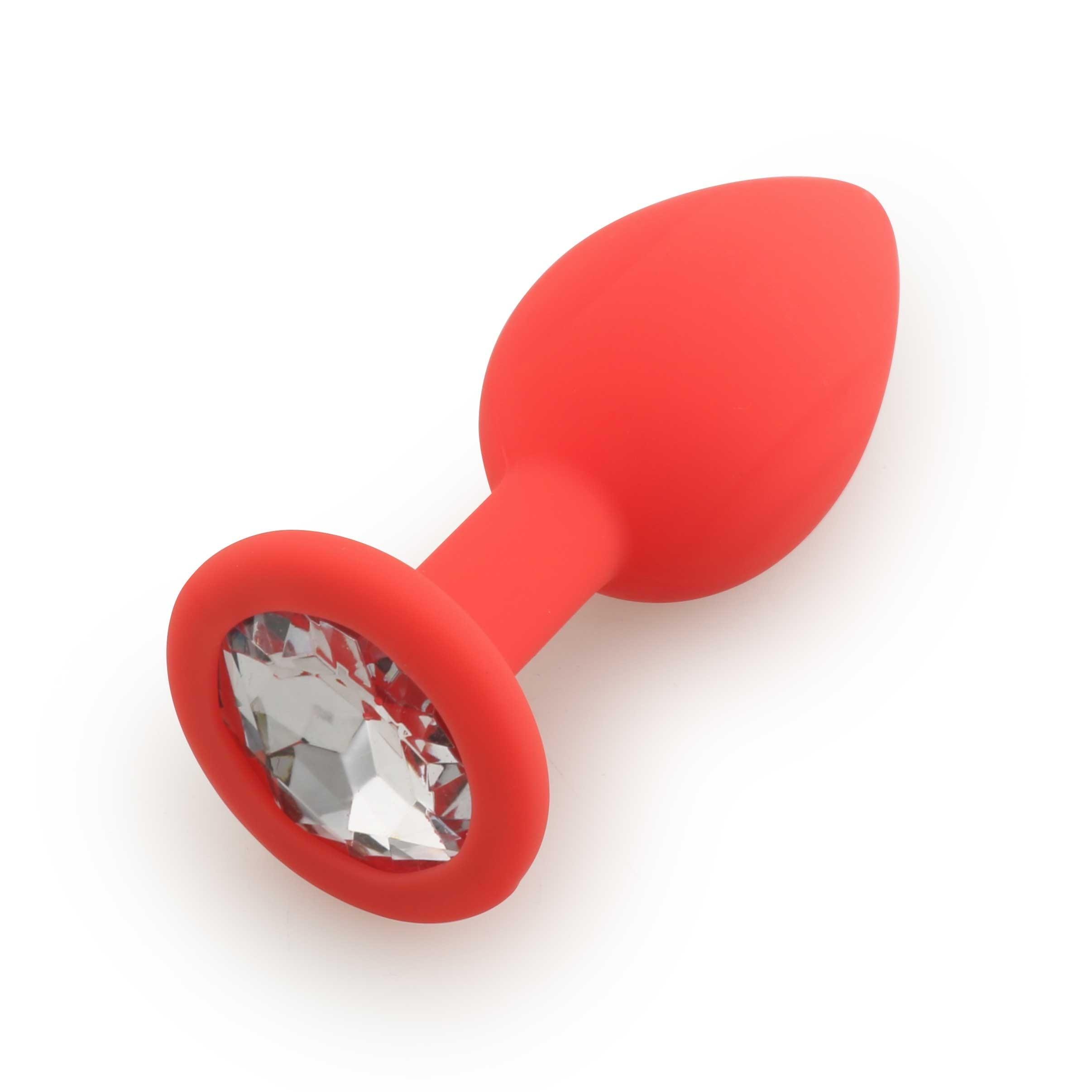 Plug rouge bijou cristal Small CHERRY – Image 4