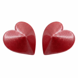 Nipple Métal rouge Cache tétons cœur