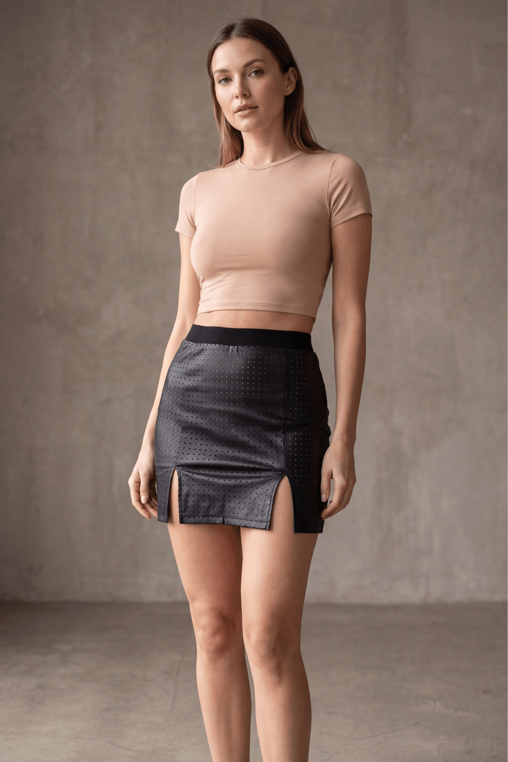 Jupe courte noir Stella